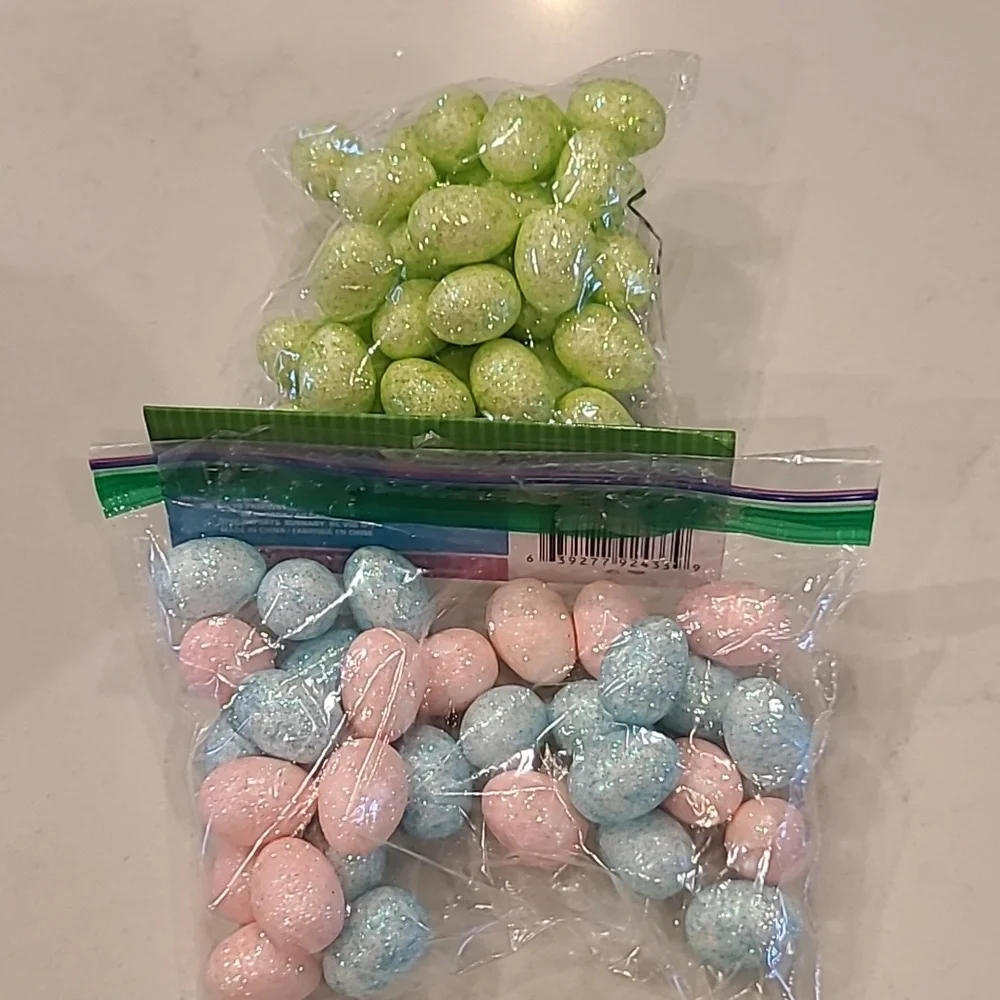 Free With Purchase Hobby Lobby Pastel Mini Glitter Egg Decorations